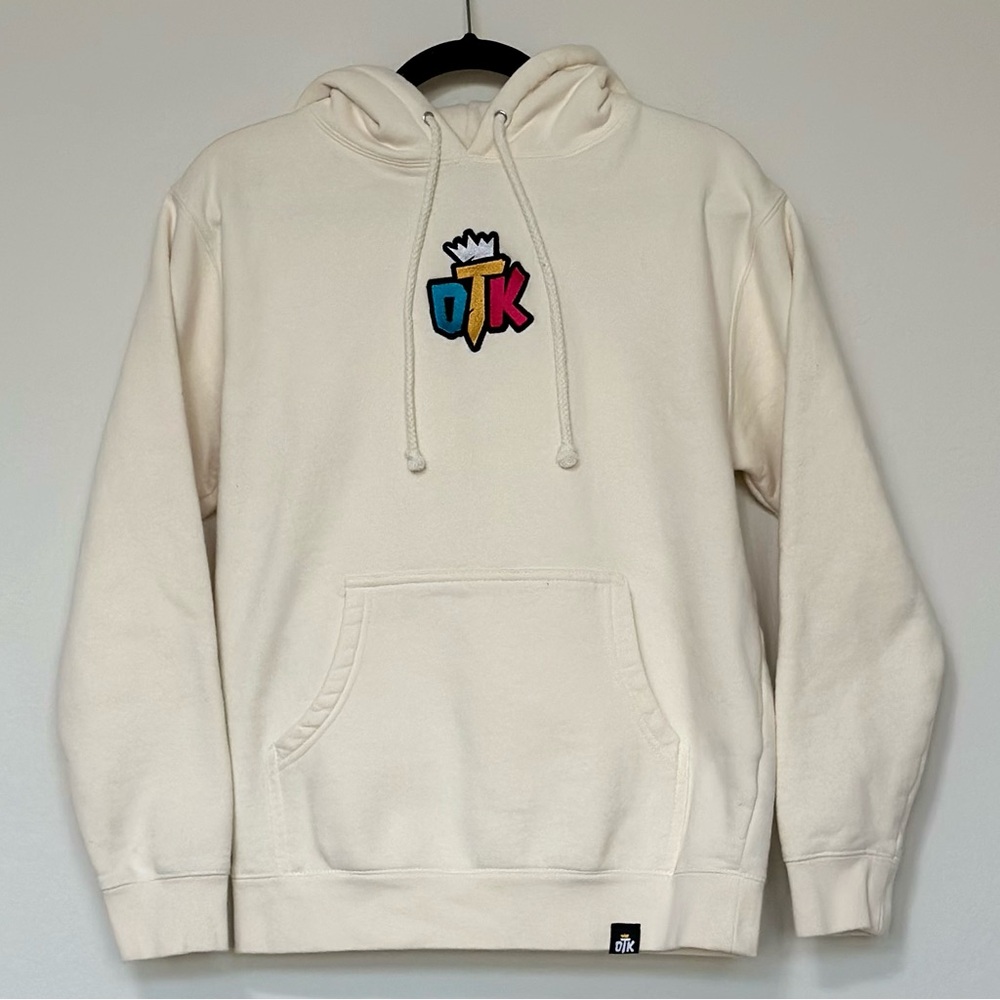 OTK Network Ice Cream White Hoodie Size S Oversized‎ One True King Gaming